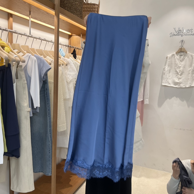 VELVET UNDERGROUND韓國東大門代購女士新品26春夏半身裙中短裙VELVET UNDERGROUND半身裙/中短裙圖色2