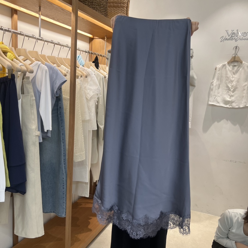 VELVET UNDERGROUND韓國東大門代購女士新品26春夏半身裙中短裙VELVET UNDERGROUND半身裙/中短裙圖色3