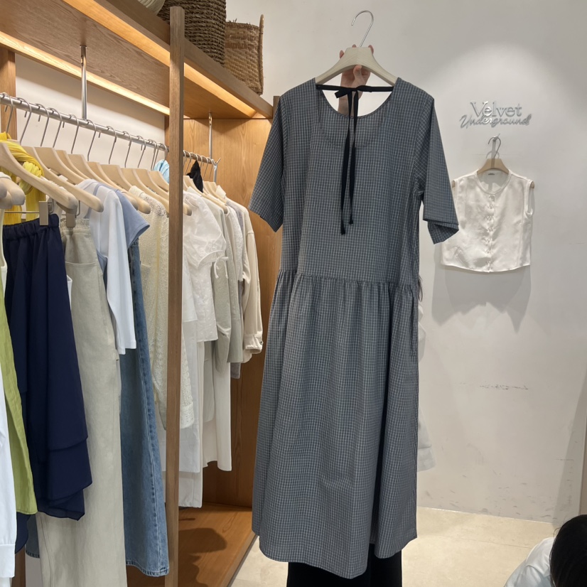 VELVET UNDERGROUND韓國東大門代購女裝新款休閑職業連衣裙VELVET UNDERGROUND連衣裙