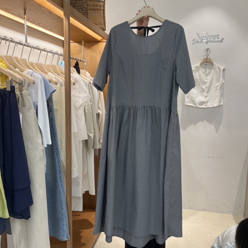 VELVET UNDERGROUND韓國東大門代購女裝新款休閑職業連衣裙VELVET UNDERGROUND連衣裙圖色1