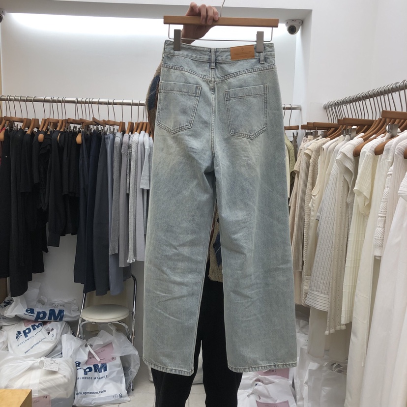 DRESS ROOM韓國東大門代購女士新品推薦職業時尚26春夏牛仔褲DRESS ROOM牛仔褲