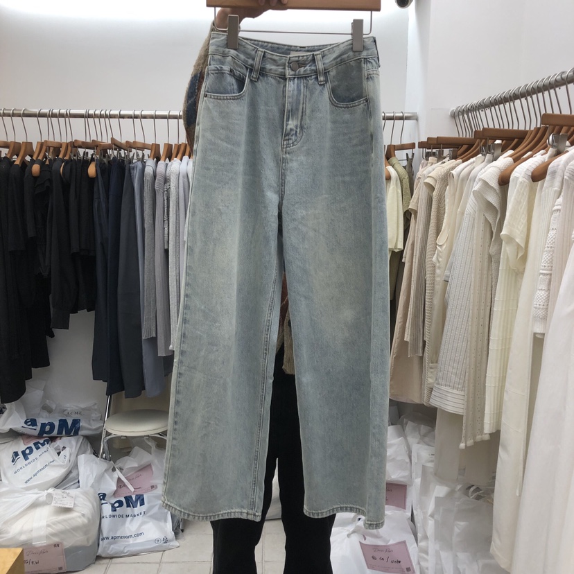 DRESS ROOM韓國東大門代購女士新品推薦職業時尚26春夏牛仔褲DRESS ROOM牛仔褲圖色1