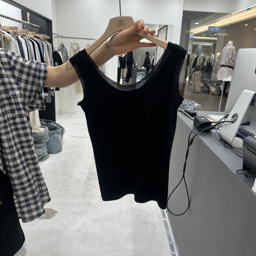 THE VALUE韓國東大門代購女士新品人氣休閑26春夏吊帶背心THE VALUE吊帶/背心圖色4