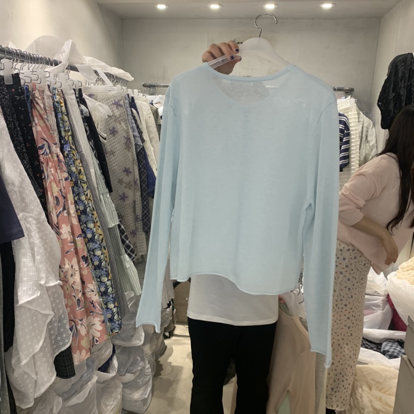 LOGROAD韓國直郵實拍女裝新款26春夏人氣職業推薦時尚針織衫LOG ROAD針織衫