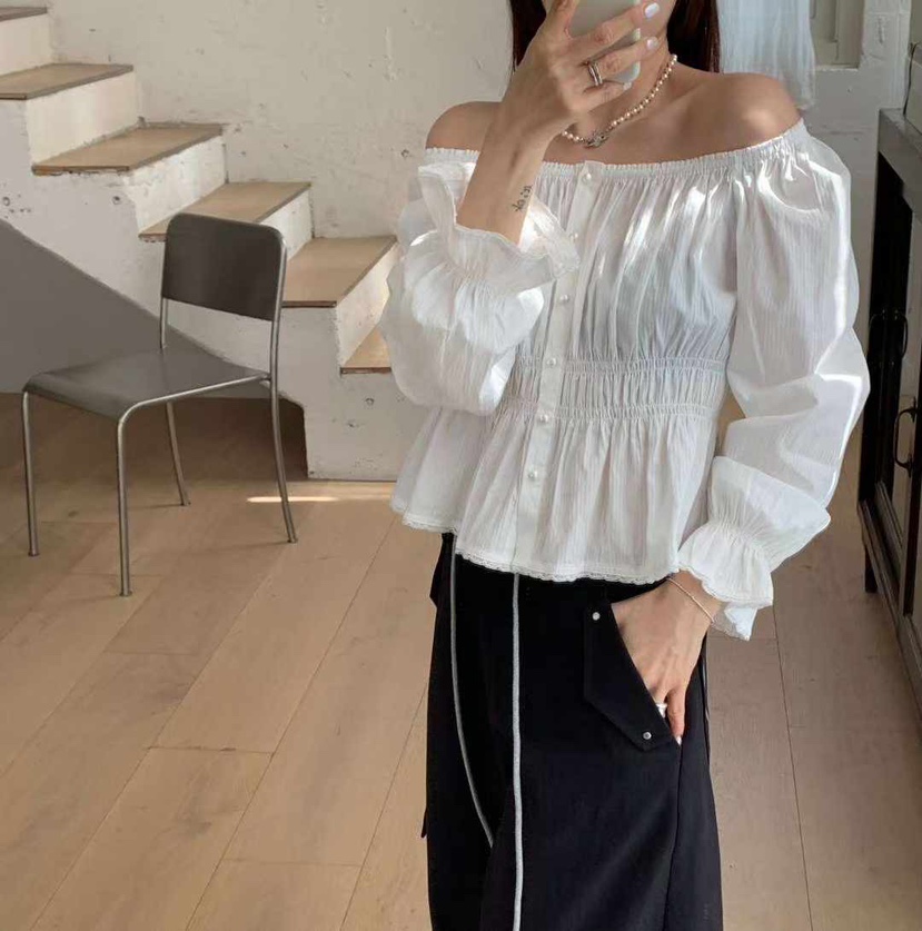 BLACKFRIDAY韓國代購女裝新品時尚熱賣休閑人氣襯衫蕾絲衫BLACK FRIDAY襯衫/蕾絲衫