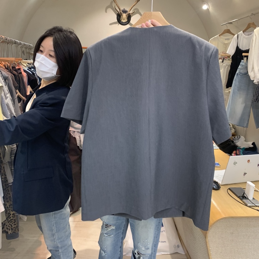 BLACKFRIDAY韓國東大門代購女士新品熱賣26春夏人氣休閑夾克BLACK FRIDAY夾克