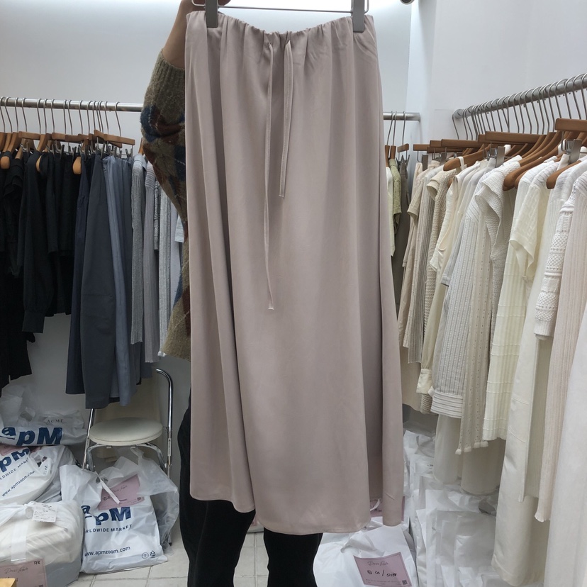 DRESS ROOM韓國東大門代購女士新款熱賣人氣休閑26春夏長裙DRESS ROOM長裙圖色1