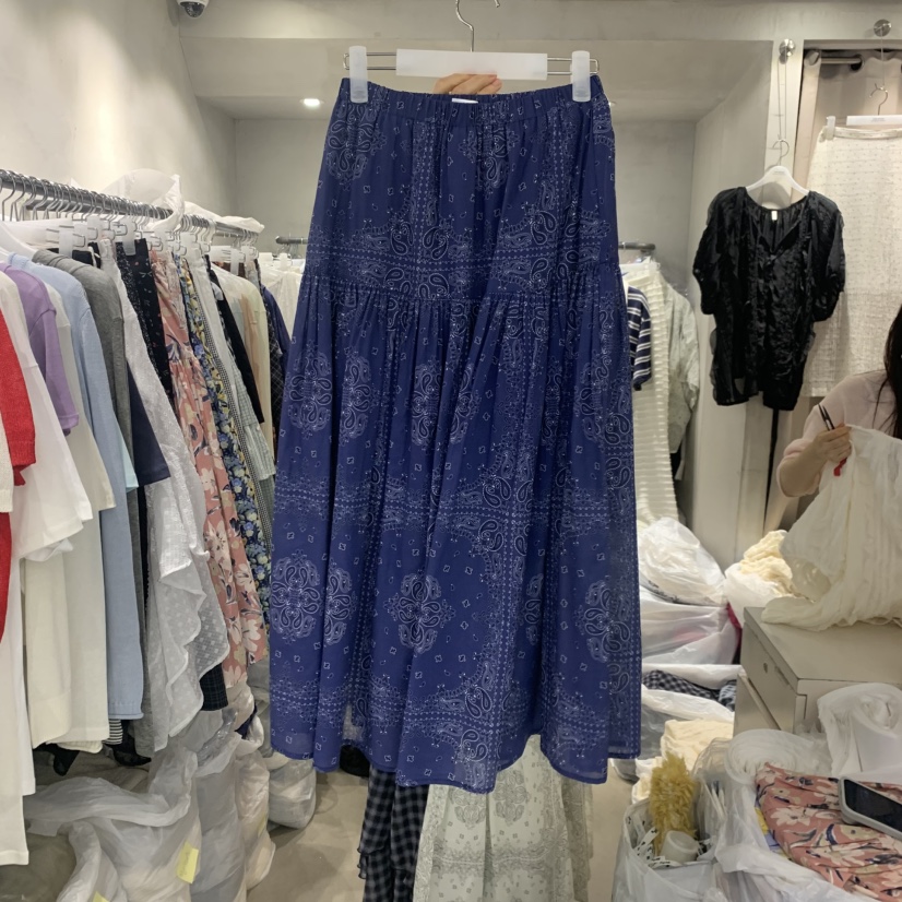 LOGROAD韓國東大門代購女士新款熱賣時尚人氣半身裙中短裙LOG ROAD半身裙/中短裙