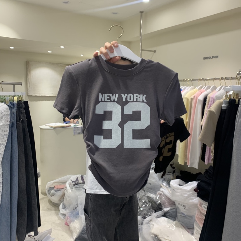 ENDOLPHIN韓國東大門代購女裝新款人氣熱賣職業休閑時尚T恤ENDOLPHINT恤圖色2