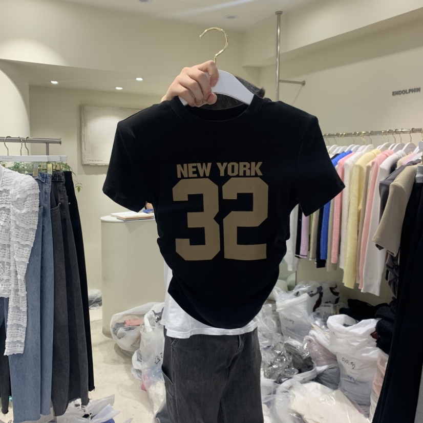 ENDOLPHIN韓國東大門代購女裝新款人氣熱賣職業休閑時尚T恤ENDOLPHINT恤圖色3