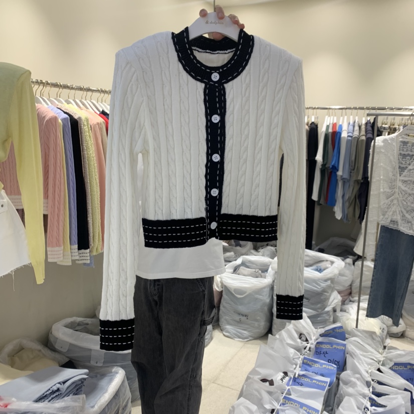 ENDOLPHIN韓國東大門代購女裝新品26春夏人氣熱賣時尚針織衫ENDOLPHIN針織衫圖色1