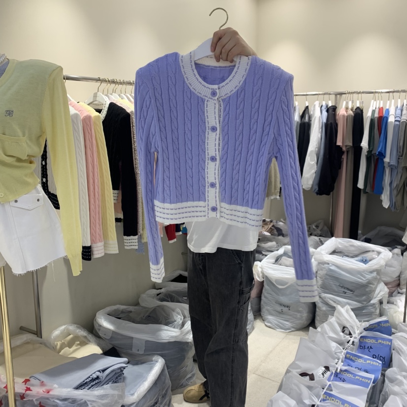 ENDOLPHIN韓國東大門代購女裝新品26春夏人氣熱賣時尚針織衫ENDOLPHIN針織衫圖色4