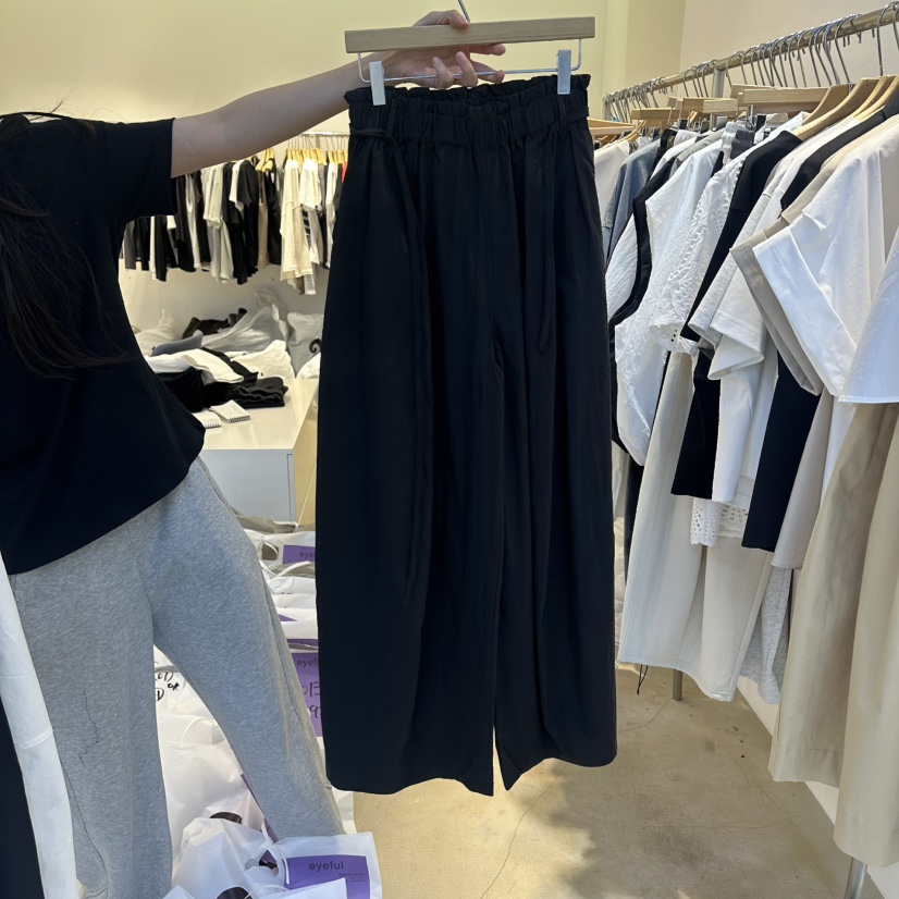 EYEFUL-Q韓國代購女士新款熱賣休閑推薦職業人氣長裙含腰繩eyeful長裙圖色3