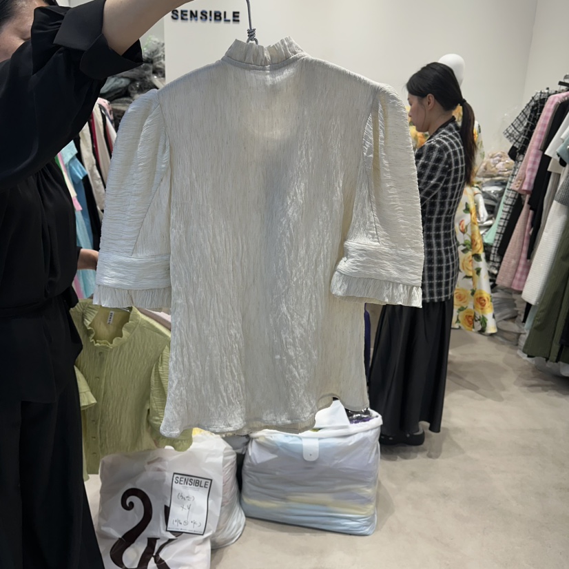 SENSIBLE-S韓國直郵女士新款職業時尚推薦26春夏襯衫蕾絲衫SENSIBLE襯衫/蕾絲衫