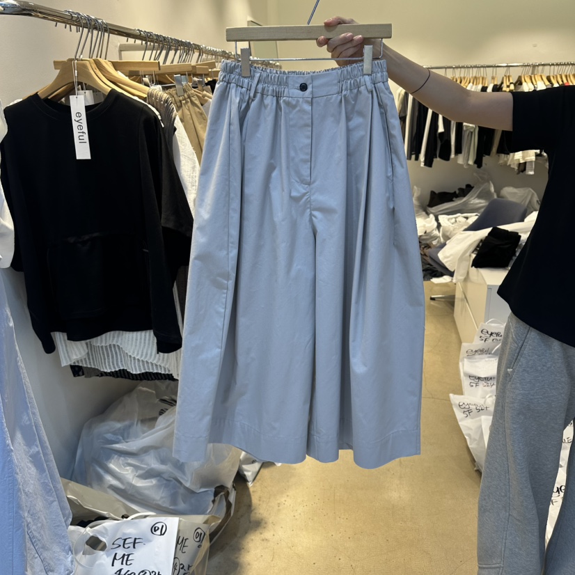 EYEFUL-Q韓國代購女士新款休閑熱賣26春夏職業人氣短褲棉eyeful短褲圖色2