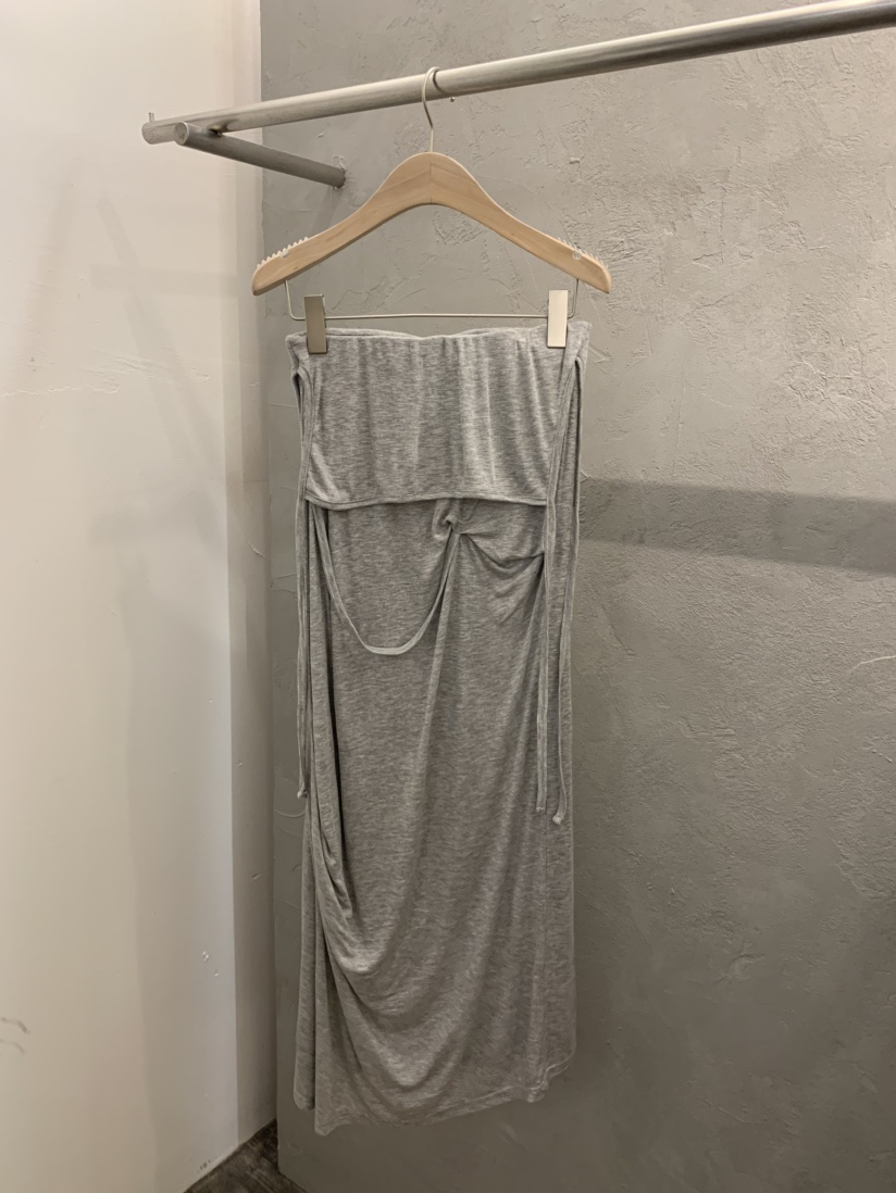 MOSAIC韓國代購女裝新品休閑職業熱賣26春夏推薦長裙不對稱MOSAIC長裙圖色1