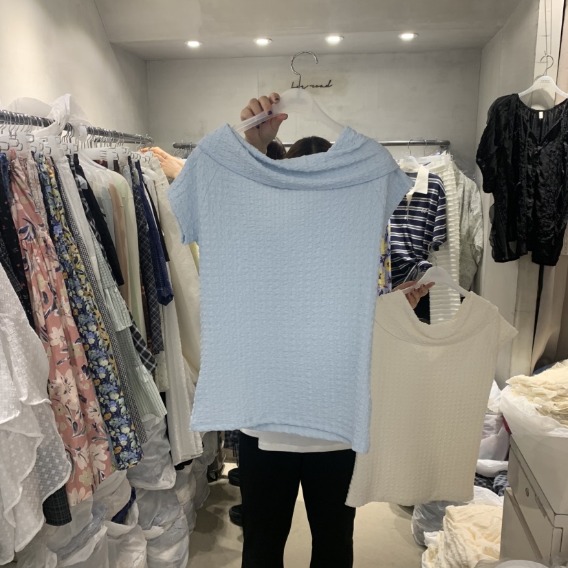 LOGROAD韓國直郵實拍女裝新款26春夏熱賣職業休閑時尚T恤LOG ROADT恤