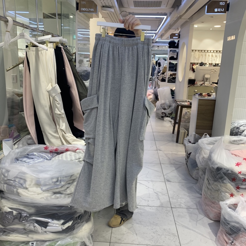 ENDOLPHIN韓國東大門直郵女裝新品人氣職業時尚休閑褲口袋ENDOLPHIN休閑褲