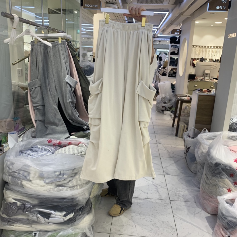 ENDOLPHIN韓國東大門直郵女裝新品人氣職業時尚休閑褲口袋ENDOLPHIN休閑褲圖色1