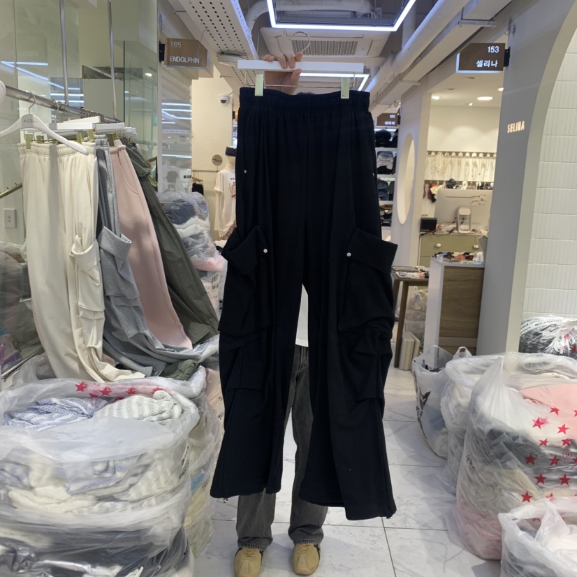 ENDOLPHIN韓國東大門直郵女裝新品人氣職業時尚休閑褲口袋ENDOLPHIN休閑褲圖色3