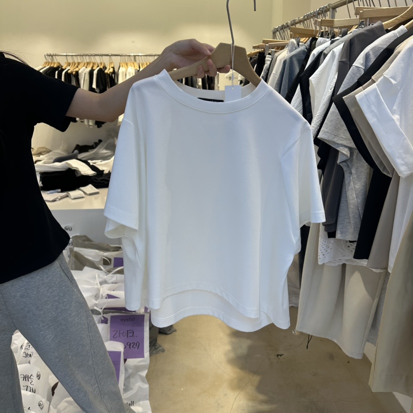 EYEFUL-Q韓國代購女士新款26春夏休閑熱賣時尚人氣推薦T恤eyefulT恤圖色1