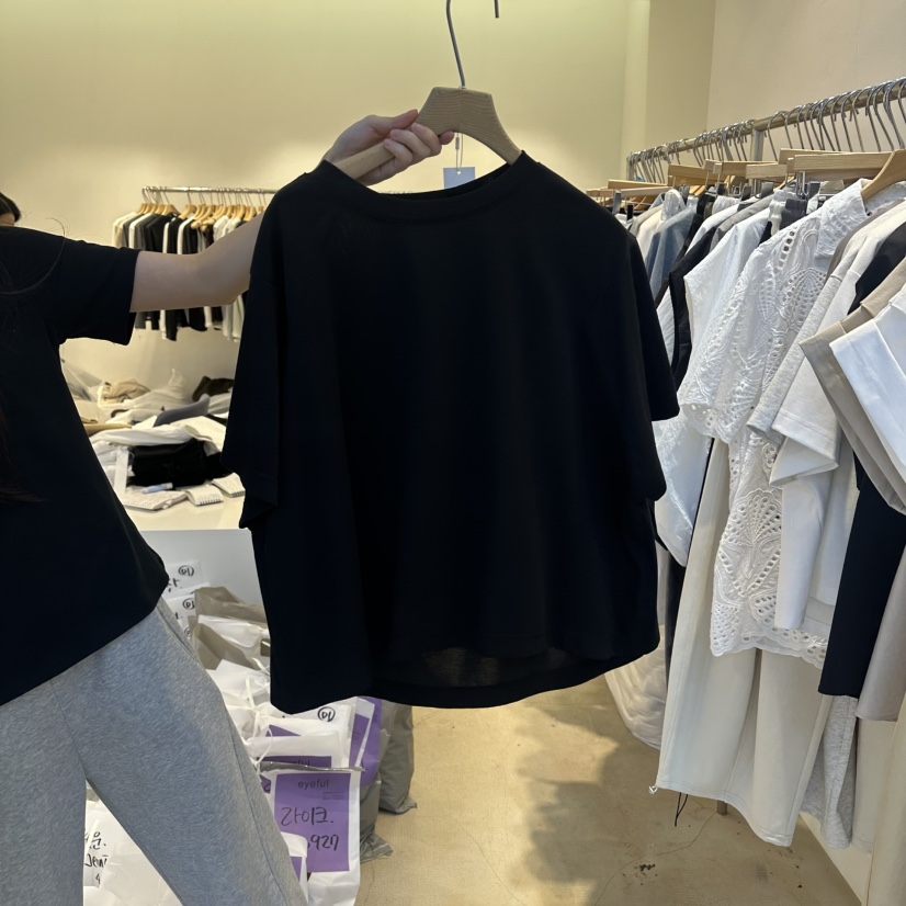 EYEFUL-Q韓國代購女士新款26春夏休閑熱賣時尚人氣推薦T恤eyefulT恤圖色4