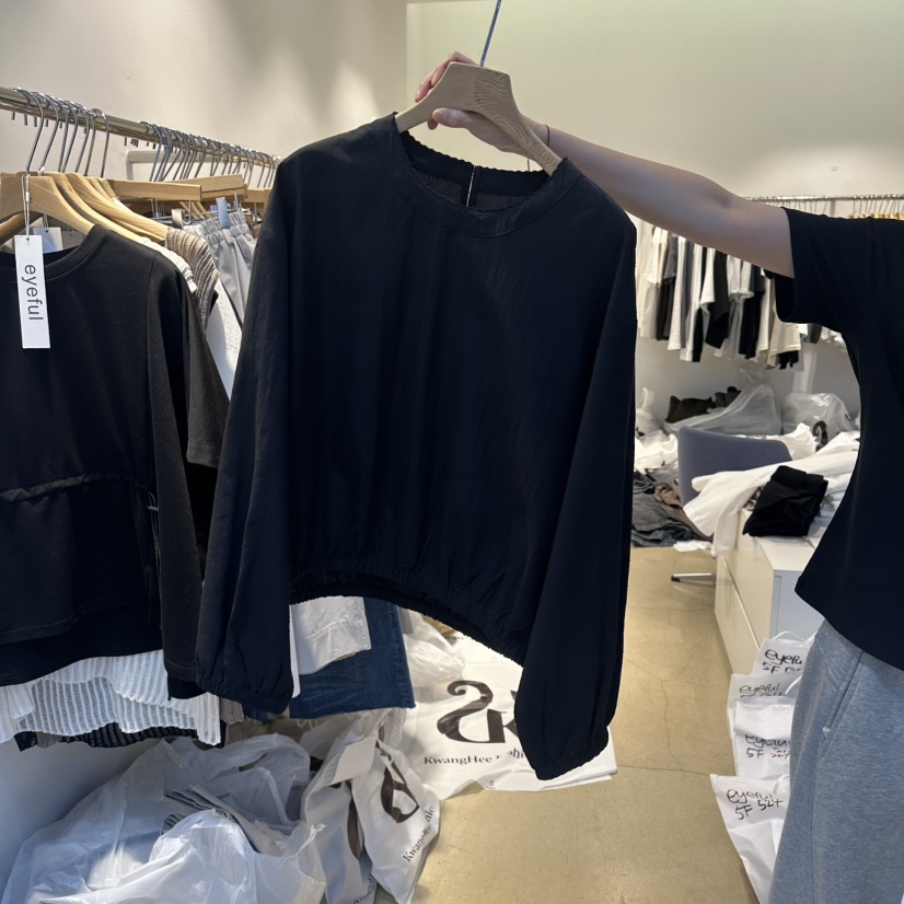 EYEFUL-Q韓國直郵實拍女士新款26春夏時尚熱賣襯衫蕾絲衫eyeful襯衫/蕾絲衫圖色2