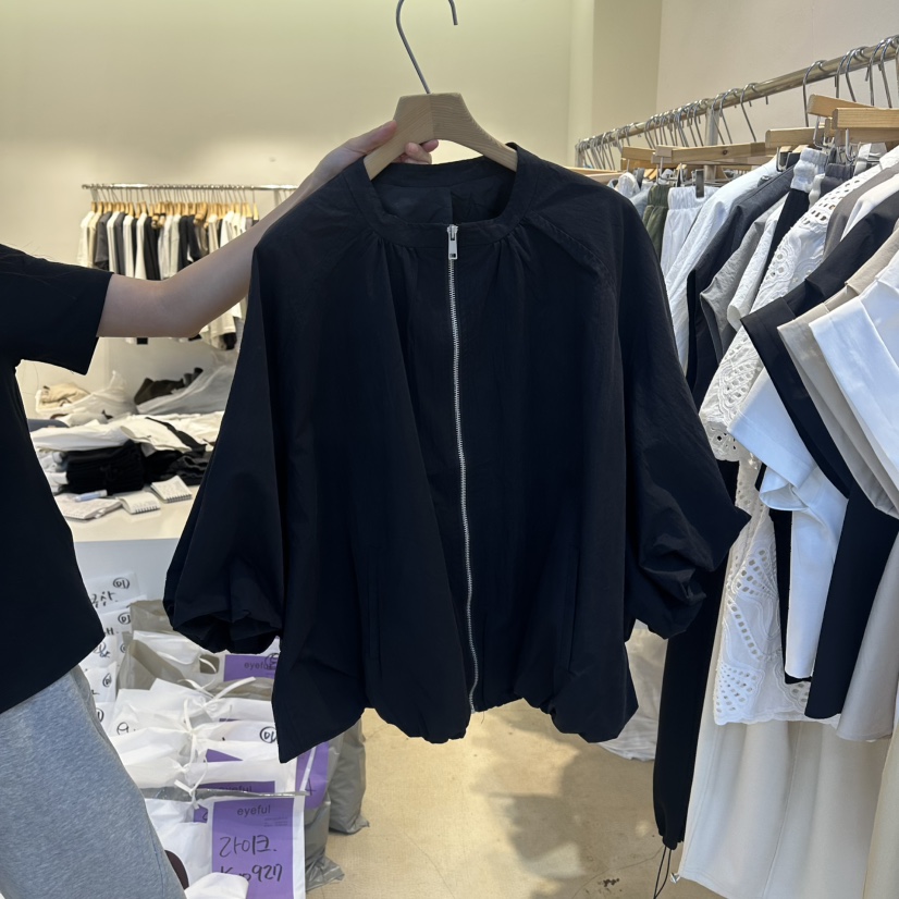 EYEFUL-Q韓國直郵女裝新品26春夏推薦時尚人氣職業熱賣夾克eyeful夾克圖色3黑色