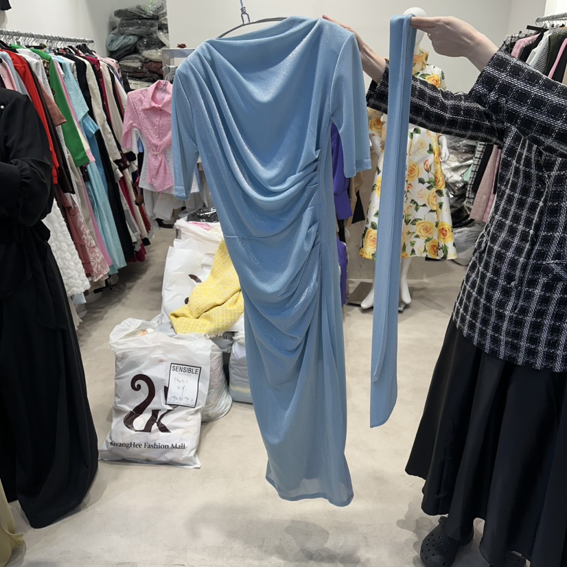 SENSIBLE-S韓國直郵女士新款熱賣人氣職業26春夏連衣裙含腰帶SENSIBLE連衣裙圖色1