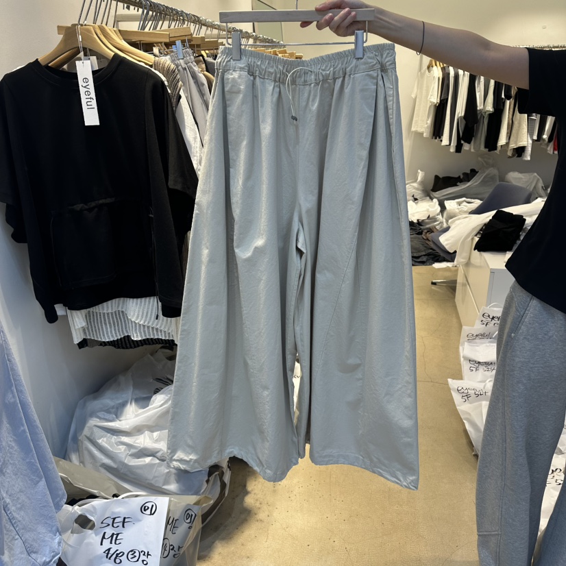 EYEFUL-Q韓國代購女裝新品休閑人氣熱賣26春夏時尚休閑褲eyeful休閑褲圖色2