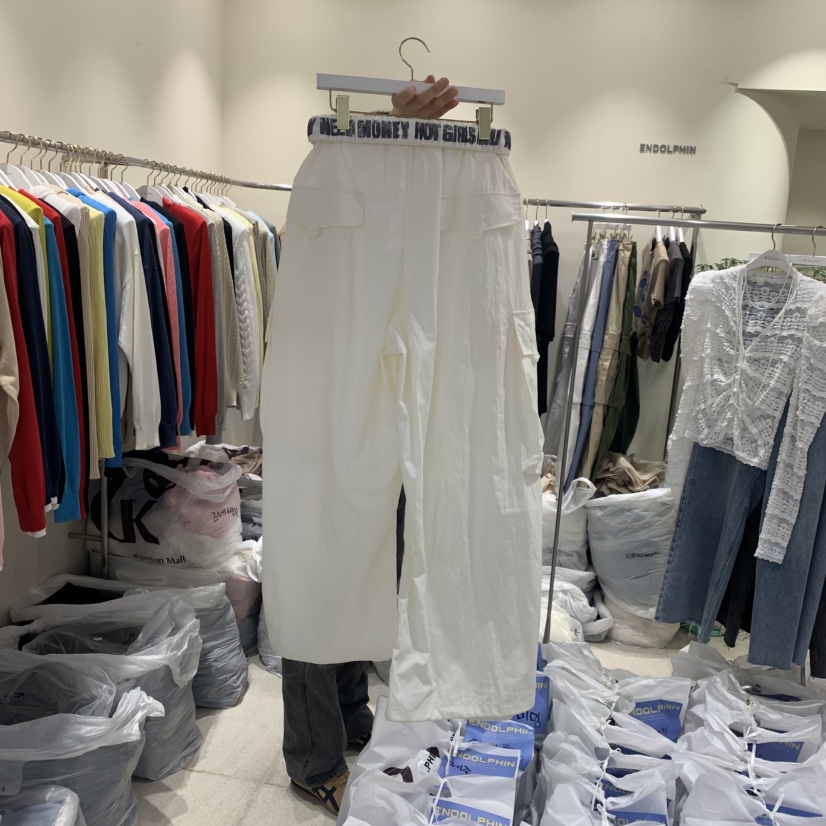 ENDOLPHIN韓國代購女裝新品熱賣休閑人氣推薦26春夏休閑褲ENDOLPHIN休閑褲