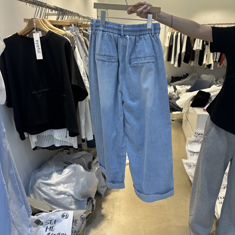 EYEFUL-Q韓國直郵實拍女裝新款時尚26春夏人氣推薦休閑褲eyeful休閑褲