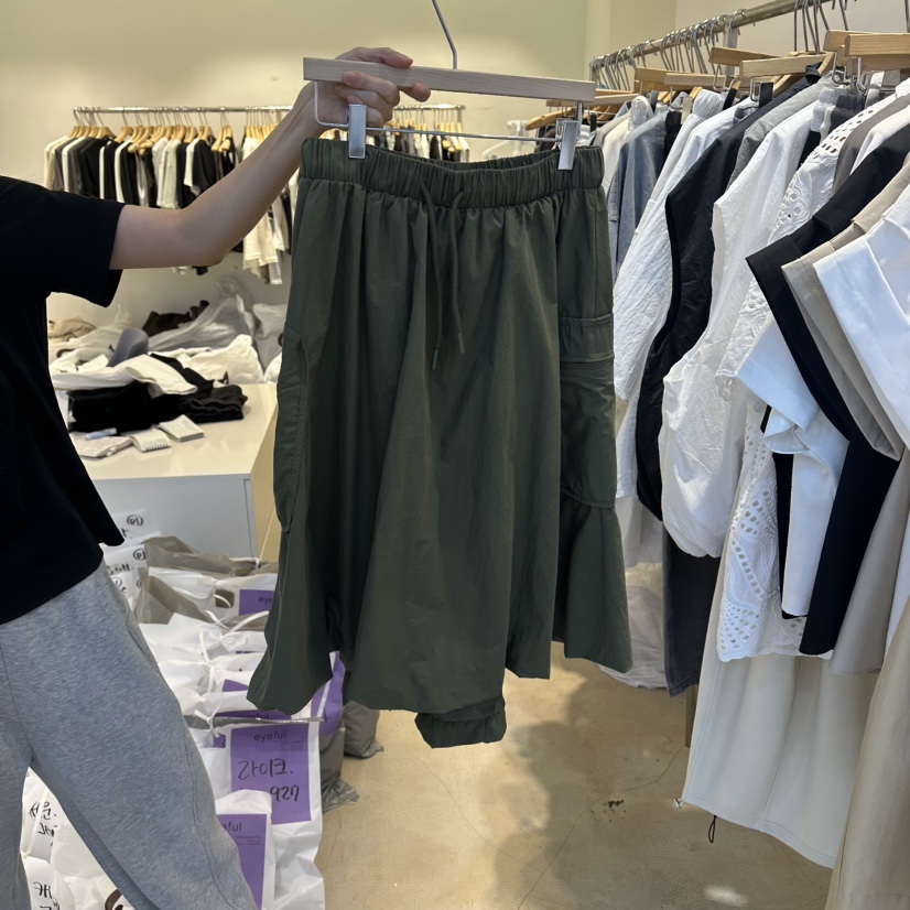 EYEFUL-Q韓國直郵實拍女士新品26春夏職業推薦休閑時尚長裙eyeful長裙圖色2