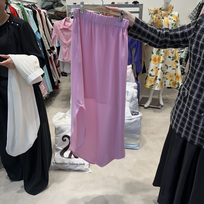 SENSIBLE-S韓國代購女士新款休閑推薦熱賣26春夏長裙雪紡燈籠SENSIBLE長裙圖色2