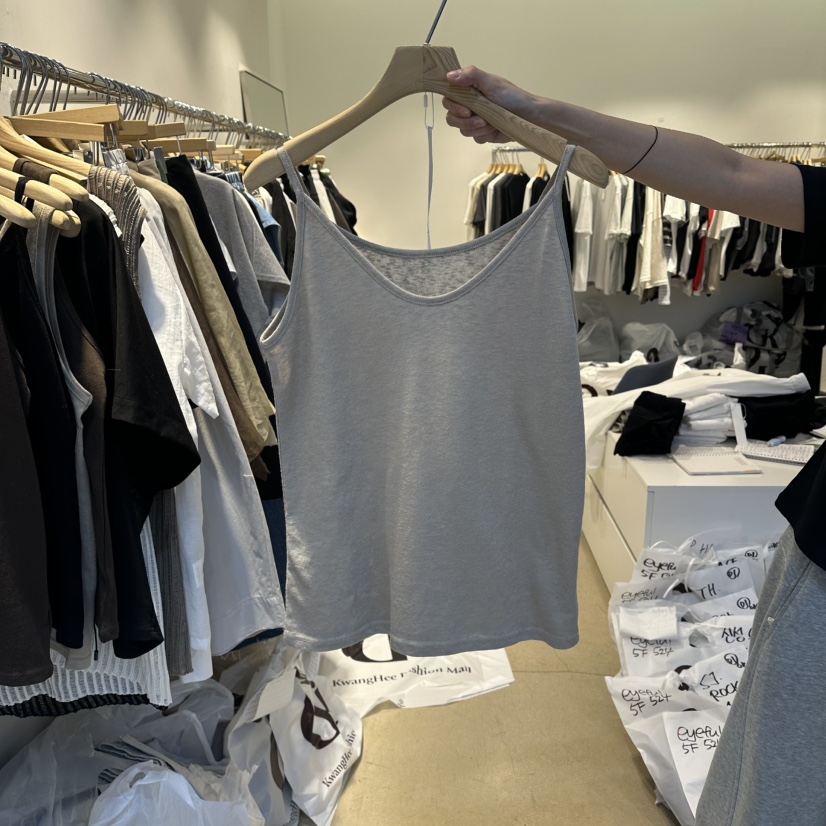 EYEFUL-Q韓國東大門直郵女士新款26春夏休閑時尚吊帶背心eyeful吊帶/背心圖色2