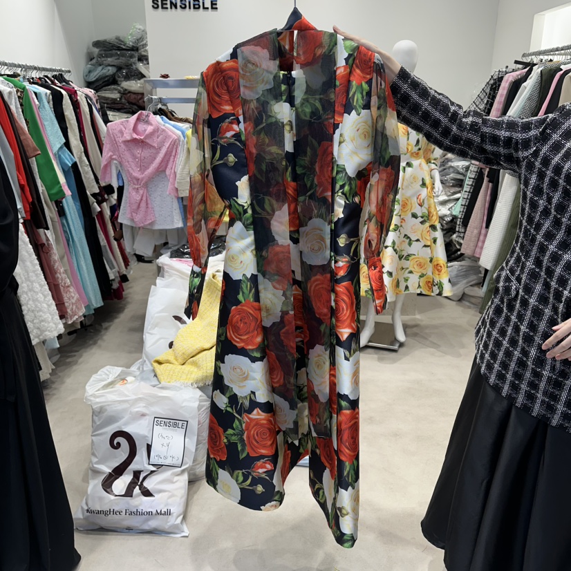 SENSIBLE-S韓國東大門代購女裝新品人氣連衣裙含腰帶歐根紗SENSIBLE連衣裙