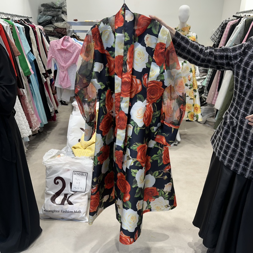 SENSIBLE-S韓國東大門代購女裝新品人氣連衣裙含腰帶歐根紗SENSIBLE連衣裙圖色2