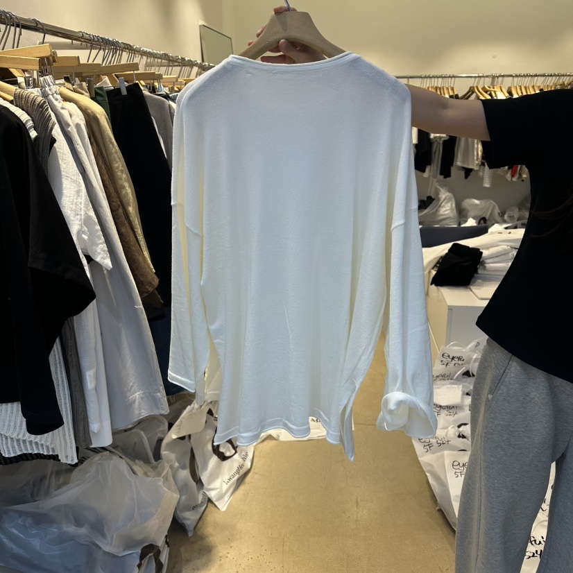 EYEFUL-Q韓國代購女裝新款26春夏推薦人氣針織衫亞麻針織eyeful針織衫