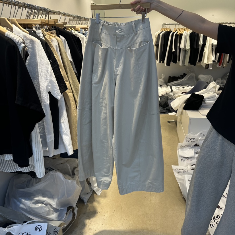 EYEFUL-Q韓國直郵實拍女裝新品人氣休閑職業推薦休閑褲口袋eyeful休閑褲圖色2