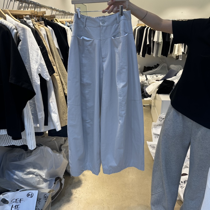 EYEFUL-Q韓國直郵實拍女裝新品人氣休閑職業推薦休閑褲口袋eyeful休閑褲圖色3