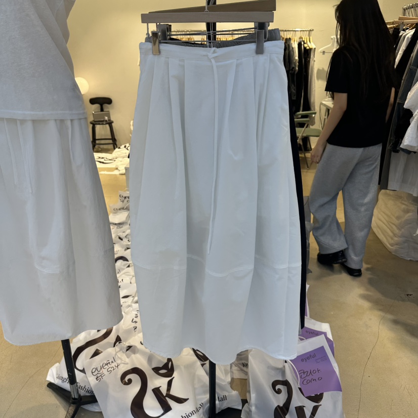 EYEFUL-Q韓國代購女裝新款職業26春夏熱賣推薦休閑時尚長裙eyeful長裙圖色1