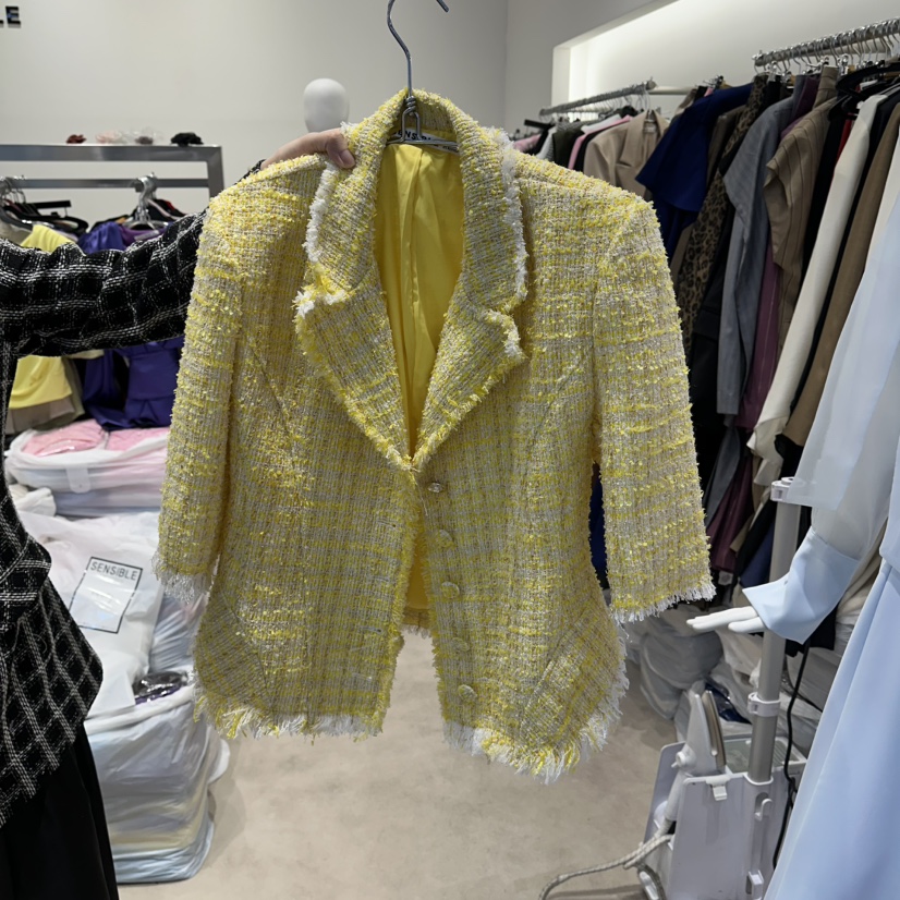 SENSIBLE-S韓國直郵女裝新品人氣休閑熱賣夾克不含腰帶流蘇SENSIBLE夾克圖色2