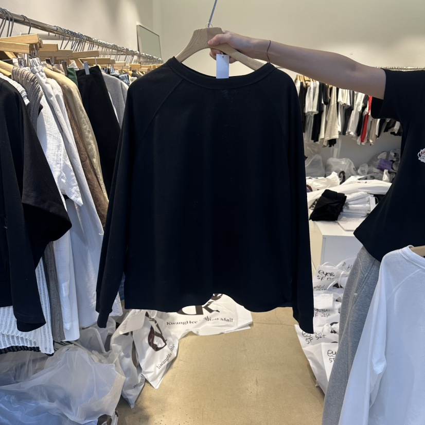 EYEFUL-Q韓國直郵實拍女裝新款推薦熱賣職業休閑長袖T恤eyeful長袖T恤圖色2