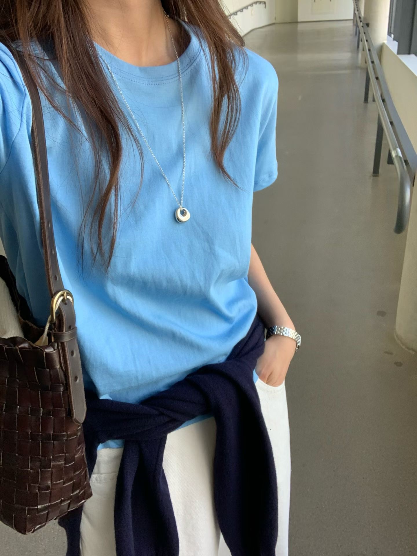 SLEEK-슬릭-OT韓國直郵女裝新品職業26春夏時尚人氣T恤SLEEKT恤