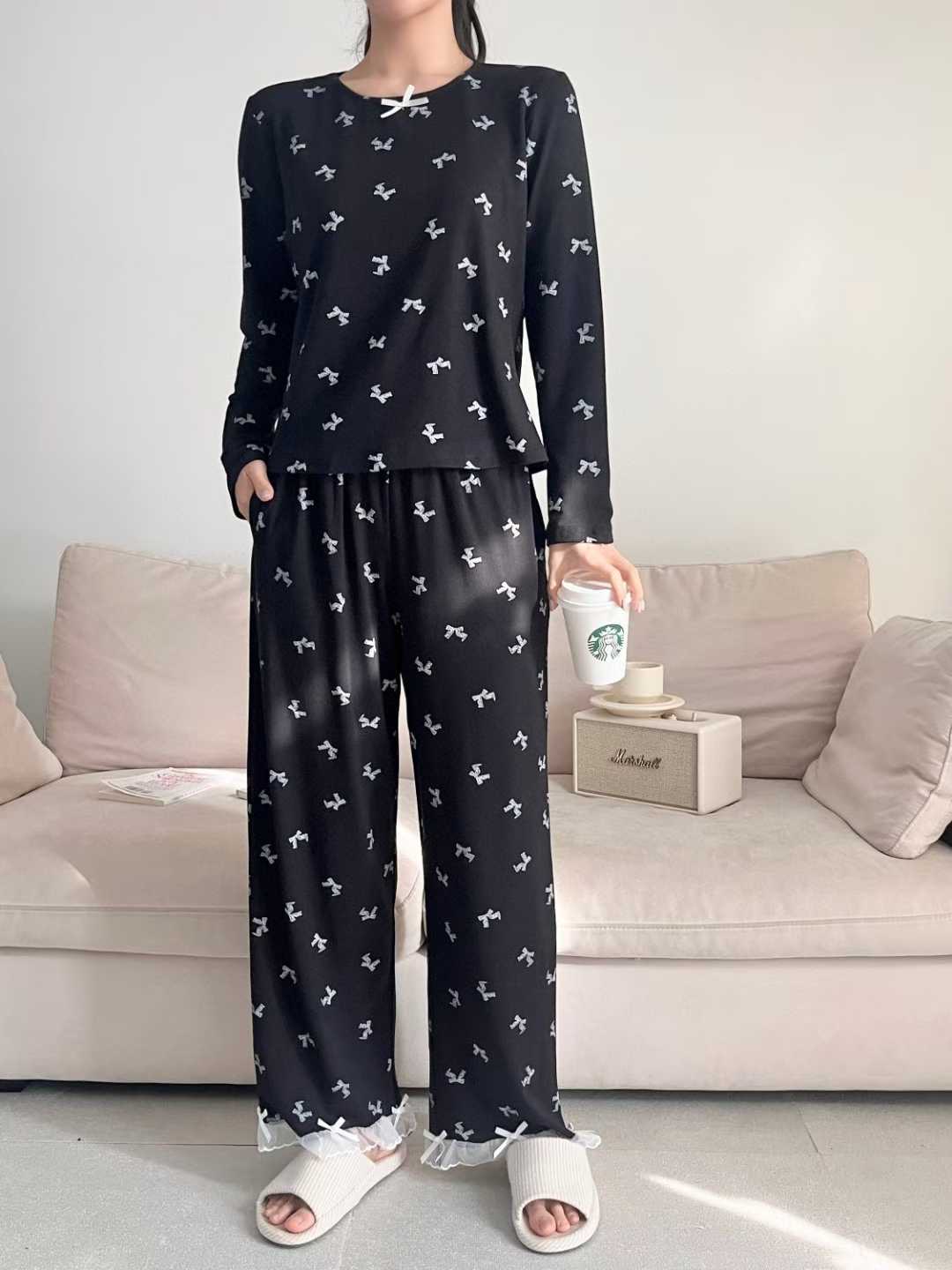 VICTORIA-P韓國代購女士新品休閑人氣職業熱賣睡衣兩件套VICTORIA睡衣