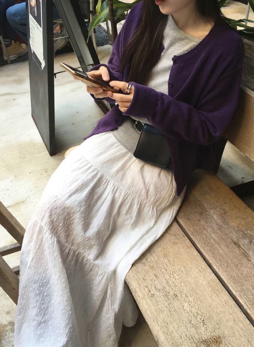 SLEEK-슬릭-OT韓國直郵實拍女裝新款人氣時尚熱賣休閑長裙SLEEK長裙