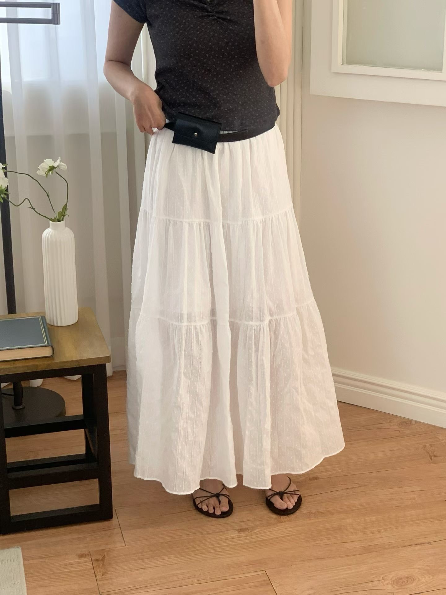 SLEEK-슬릭-OT韓國直郵實拍女裝新款人氣時尚熱賣休閑長裙SLEEK長裙圖色1