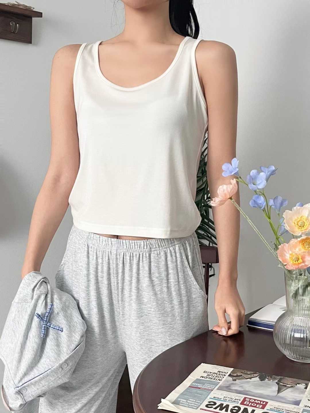 VICTORIA-P韓國直郵女裝新款熱賣休閑推薦時尚睡衣三件套VICTORIA睡衣