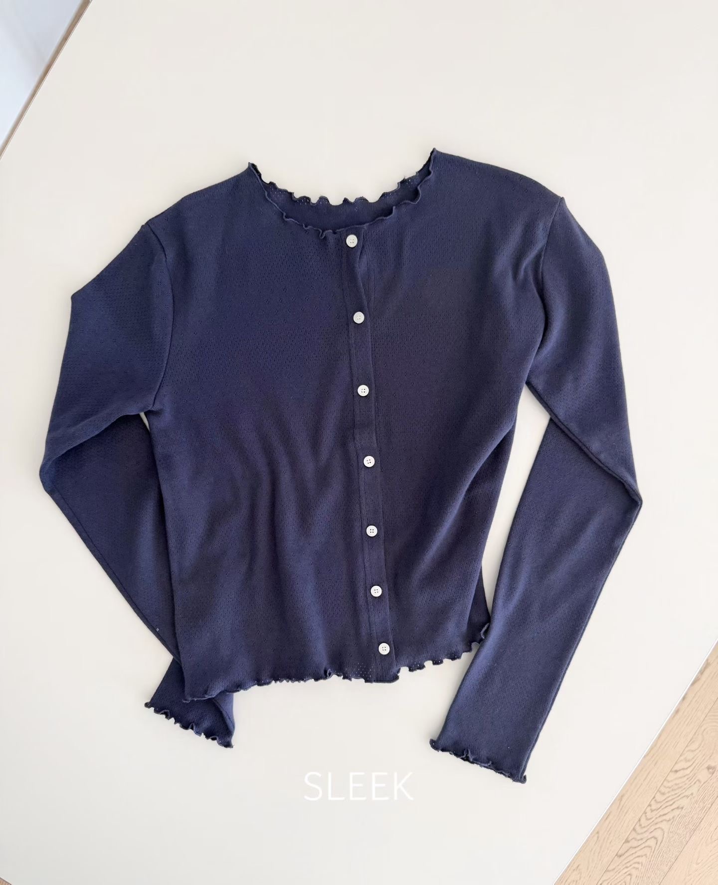 SLEEK-슬릭-OT韓國直郵實拍女裝新款時尚職業針織衫開衫SLEEK針織衫圖色1