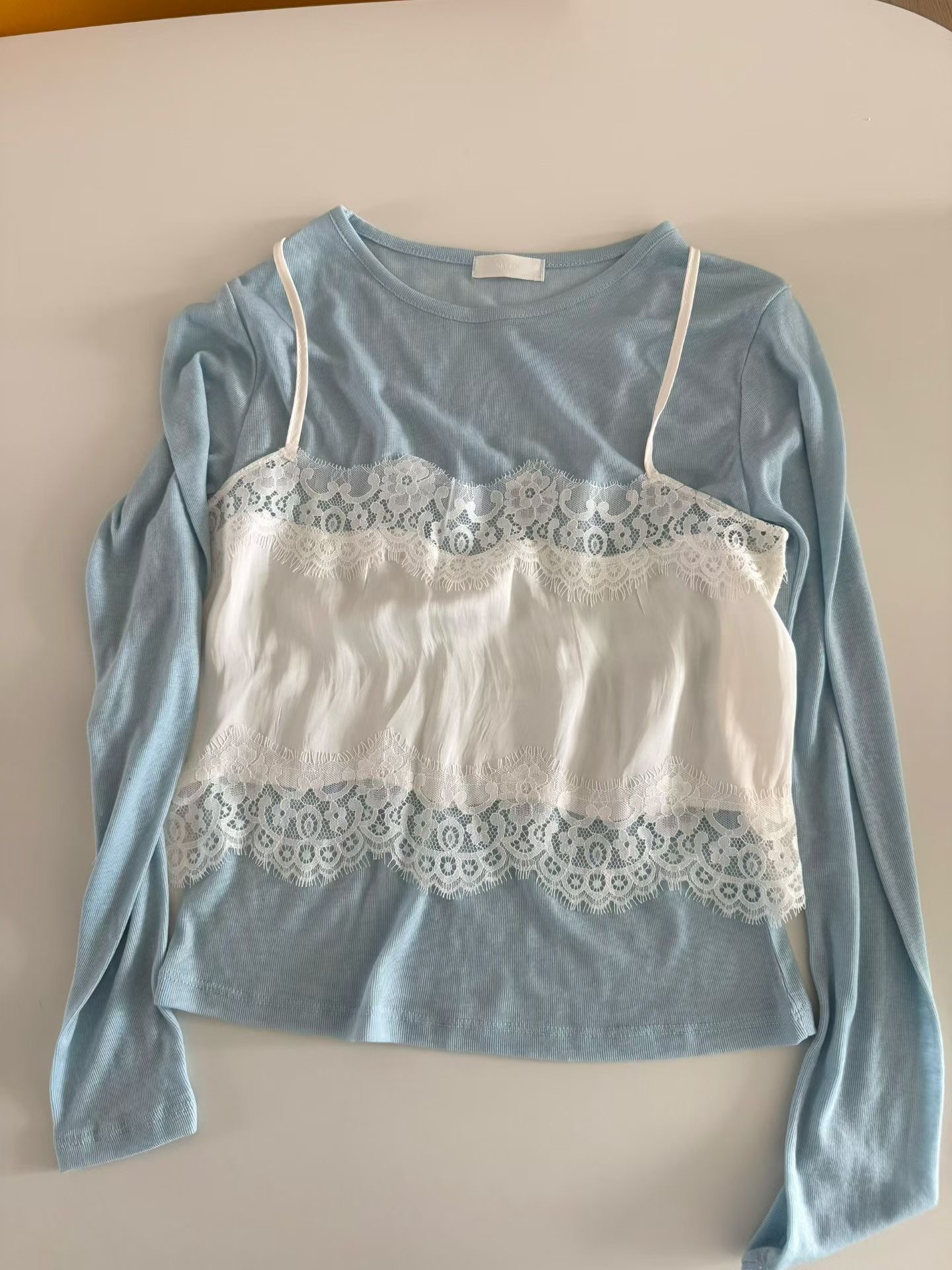 SLEEK-슬릭-OT韓國東大門直郵女士新品熱賣吊帶背心蕾絲SLEEK吊帶/背心圖色2